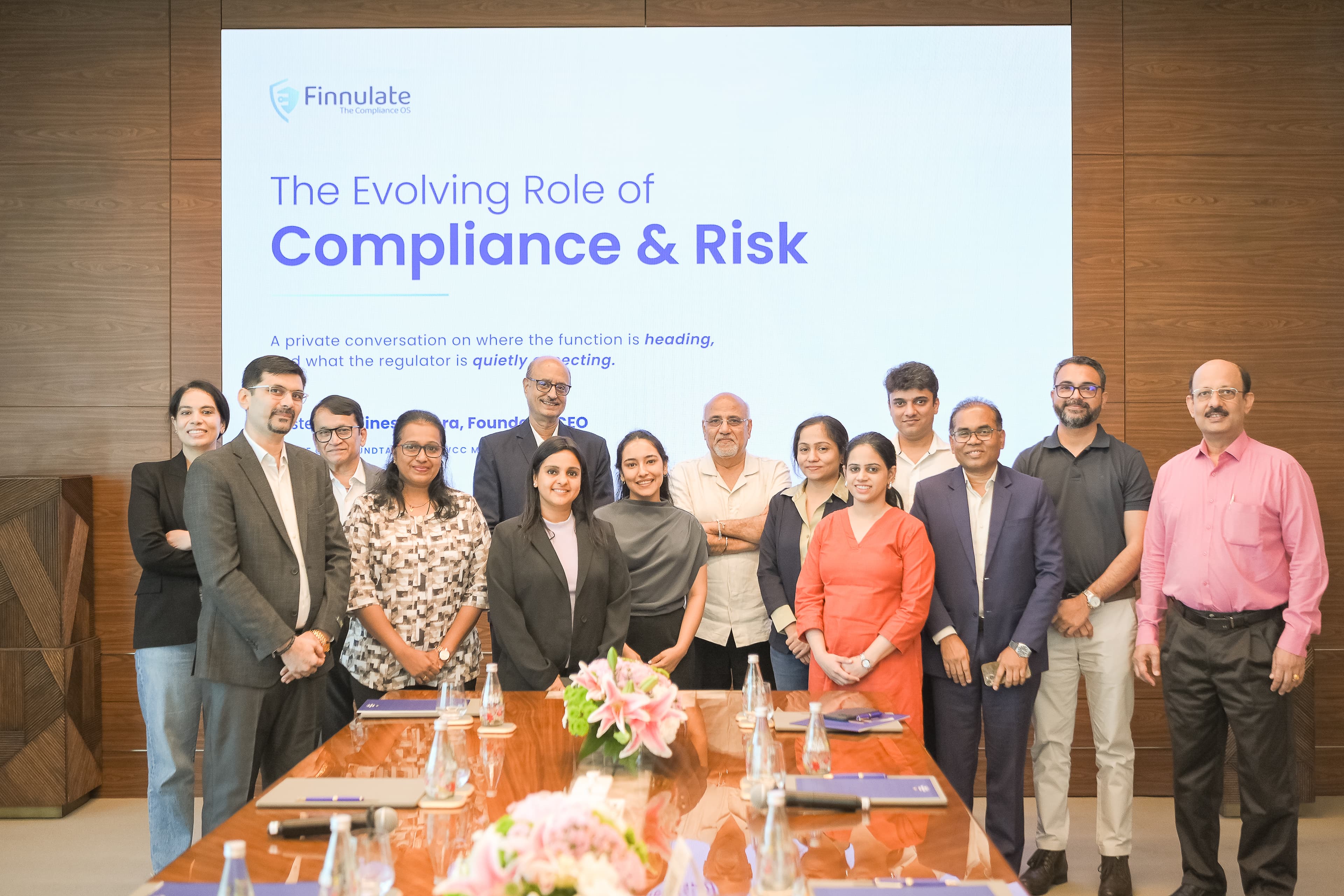 Attendees at the Private Round Table: The Evolving Role of Compliance and Risk, Mumbai May 2026