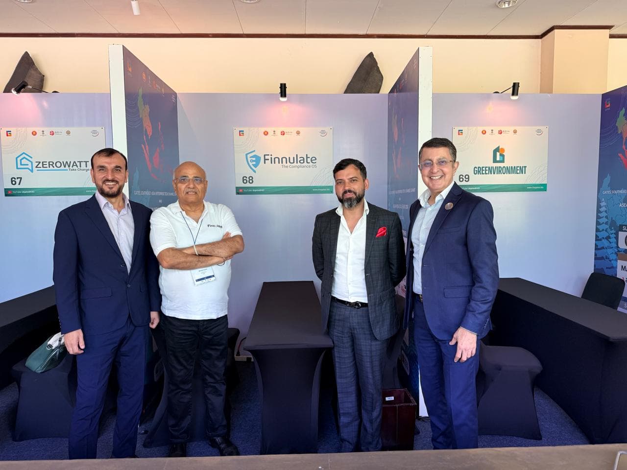 Team Finnulate at booth 68 at the GATES Enterprise Channel Summit, Bali 2026